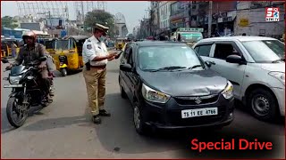 Traffic Police Ki Special Drive | Incorrect Number Plates | Minor Driving | Pending Challans | HYD..