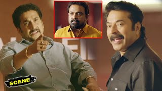 Shylock Kannada Movie Scenes | Siddique & Kalabhavan Shajohn Face Off With Mammootty