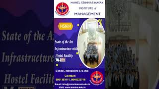 MSNIM - Manel Srinivasa Nayak Institute of Management || V4NEWS