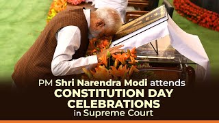 PM Shri Narendra Modi attends Constitution Day celebrations in Supreme Court