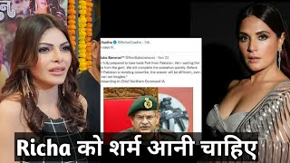 Sherlyn Chopra Slams Richa Chadda Making Fun Of Indian Army