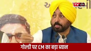 CM Bhagwant mann on goldy brar California - Tv24 Punjab News