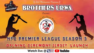 NFC PREMIER LEAGUE SEASON 5 || OPENING CEREMONY AND JERSEY LAUNCH || BROTHERS URWA || V4NEWS LIVE