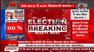 Delhi: MCD चुनाव के लिए वोटिंग जारी, 60 ड्रोन के साए में हो रहा चुनाव | Delhi MCD Election