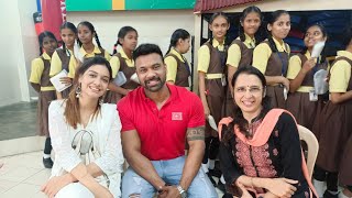 Divya Agarwal With Husband Celebrating Christmas With Girl Childs