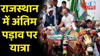 Rajasthan में अंतिम पड़ाव पर Bharat Jodo Yatra | अलवर में हुई Rahul Gandhi की एंट्री | #dblive