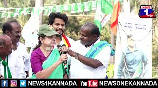 HD Kumaraswamy HD Deve Gowda ಎಲ್ಲಾ ಕಡೆ ಬರಕ್ಕಾಗಲ್ಲ ಯಾಕಂದ್ರೆ.. JDS Pancharathna Ratha | News 1 Kannada