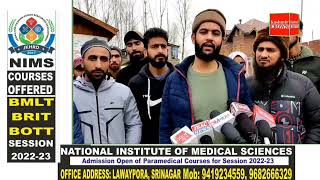 Young students of Safapora Ganderbal have appealed to DC Ganderbal to build a sports hall