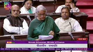 Smt. Nirmala Sitharaman's reply on The Appropriation (No.5) & (No.4) Bills, 2022