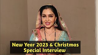 Bhabhiji Aka Shubhangi Atre Christmas Special Interview On Set - Bhabiji Ghar Par Hain