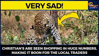 #VerySad! An adult Leopard died after struggling for hours to get itself out of a snare at Sattari