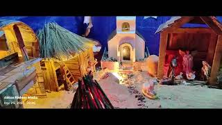 Must Watch- Beautiful Christmas crib decoration by Savio Fernandes from Bicholim