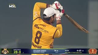 Salman Saeed's blistering knock of 32*(13) guided Pindi Boys to a comfortable win