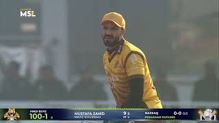 Mustafa Zahid's 30 (13), has helped Pindi Boys posted a massive total in first Semi-Final