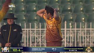 Misbah-ul-Haq's knock of 29(17) went in vain as Pindi Boys defeated Peshawar Pathans by 36 runs