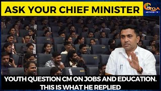 #MustWatch- Youth question CM on jobs and education. This is what he replied