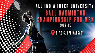 PONDICHERRY  UNI. vs KRISHNA UNI. ||ALL INDIA INTER UNI. BALL BADMINTON CHAMPIONSHIP || V4NEWS LIVE
