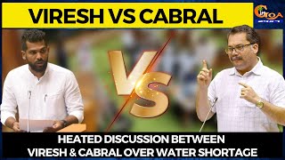 #VireshVsCabral Heated discussion between Viresh & Cabral over water shortage