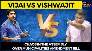 Chaos in the assembly over Municipalities Amendment Bill.