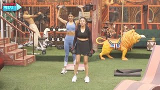Bigg Boss 16 LIVE | Priyanka Bani Tina Ki Gym Trainer.. Work Out Time