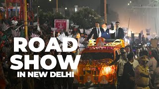 Prime Minister Shri Narendra Modi's road show in New Delhi