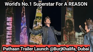 Pathaan Grand Trailer Launch At Burj Khalifa, Dubai By Superstar Shah Rukh Khan Himself