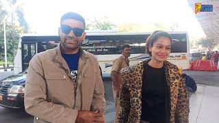 Payal Rohatgi & Sangram Singh Spotted Mumbai Airport - Exclusive Interview On Tunisha Sharma Case