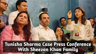 Tunisha Sharma Case Media Q & A With Sheezan Khan Family - Falaq Naaz, Shafaq Naaz & Mother