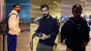 Virat Kohli, KL Rahul & Shreyas Iyer Spotted At Mumbai Airport Ahead Of INDIA vs SRILANKA ODI Series
