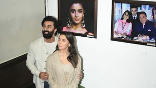 Alia Bhatt With Ranbir Kapoor at Mumbai Moments 2023 Excellence In Photography Awards