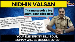 Your electricity bill is due supply will be disconnected This message is a big scam dont click on it