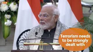India and Egypt are deeply concerned about rising tide of terrorism the world over.