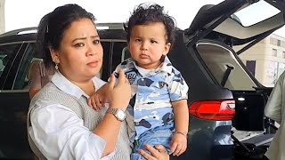 Bharti Singh Cutest Video With Her Son At Mumbai Airport