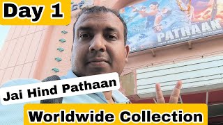 Pathaan Movie Box Office Collection Day 1 Worldwide
