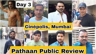 Pathaan Movie Public Review Day 3 Morning Show At Cinepolis, Mumbai