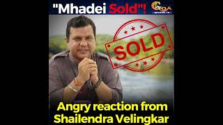 "Mhadei is sold"! Angry reaction from Shailendra Velingkar