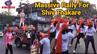 Bigg Boss 16 | Shiv Thakare Fans Take Out Massive Rally In Amravati