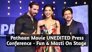 Pathaan Movie UNEDITED Press Conference - Shah Rukh Khan, John Abraham & Deepika Padukone