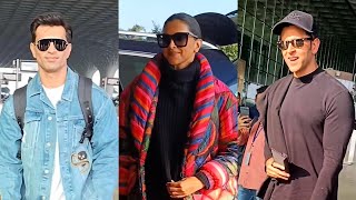 Deepika Padukone, Karan Singh Grover & Hrithik Roshan Spotted At Mumbai Airport