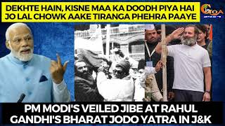 ‘Those who feared…’: PM Modi's veiled jibe at Rahul's Bharat Jodo Yatra in J&K