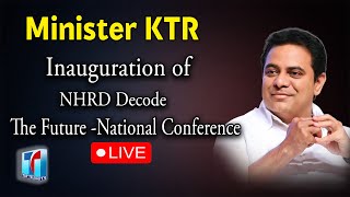 KTR Participating in Inauguration of NHRD Decode The Future -National Conference| Top Telugu TV