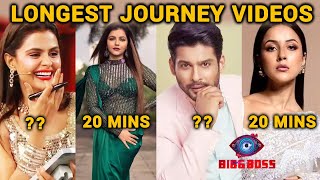 Bigg Boss 16 | Priyanka Choudhary, Sidharth Shukla, Shehnaaz Gill, Rubina | Longest Journey Videos