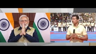 PM Narendra Modi का जयपुर महाखेल कार्यक्रम में वर्चुअल संबोधन Live