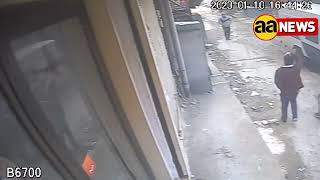Wazirabad Delhi ATM van loot का एक और CCTV आया सामने