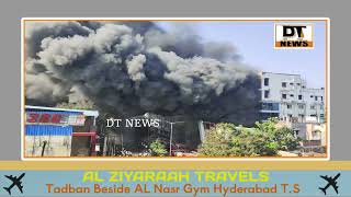 Secundrabad Ke Commercial Building Mai Bhayanak Aag (Fire) , Lagtar 6Ghante Sae Aag (Fire)