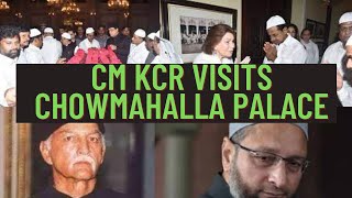 CM KCR Asad owaisi Many More VIP'S Paid Visit to Late HEH Mukkaram Jah Bahadur At Chowmahalla Palace