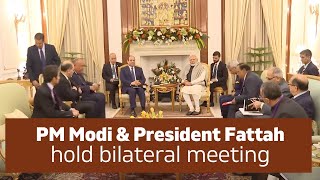 PM Modi & President Fattah hold bilateral meeting