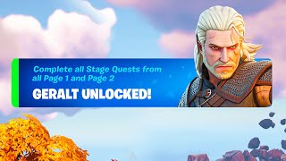 How to get Geralt of Rivia Skin in Fortnite