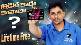 Axis Bank Lifetime FREE Credit Card Telugu | Benefits of Axis Bank My Zone Credit Card Telugu