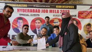 Free Job Mela By Manan Jha | Mukram Ali Siddiqui Ne Ki Shirkat | Hyderabad | SACH NEWS |